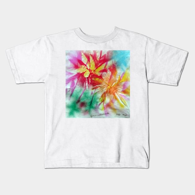 Batik 3 Kids T-Shirt by Gourmetkater